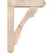 Ekena Millwork Olympic Craftsman Smooth Bracket w/ Offset Brace, Douglas Fir, 7 1/2"W x 32"D x 44"H BKT0806X32X44OLY04SDF - alternate 4